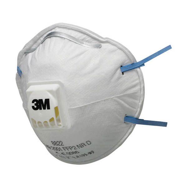 3M 8822 FFP2 NR D stofmasker met uitademventiel (10 stuks) 49882200 S3M00123 - 1
