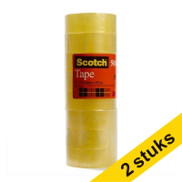 Aanbieding: 2x 3M Scotch standaard tape 19 mm x 33 m (8 rollen) 201522