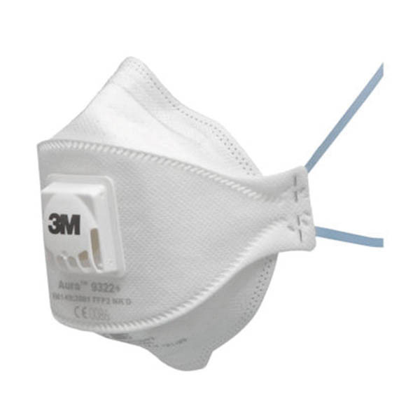 3M Aura 9322+ FFP2 NR D stofmasker met uitademventiel (10 stuks) 49932200 S3M00128 - 1