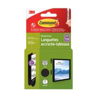 3M Command zelfklevende fotolijststrips zwart medium (4 stuks) 214502