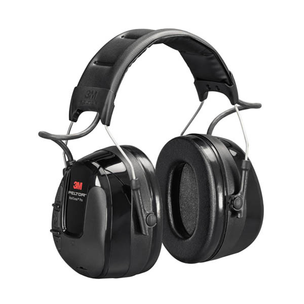 3M Peltor WorkTunes Pro FM Radio gehoorkap zwart met hoofdband 32030601 S3M00087 - 1