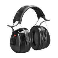 3M Peltor WorkTunes Pro FM Radio gehoorkap zwart met hoofdband 32030601 S3M00087