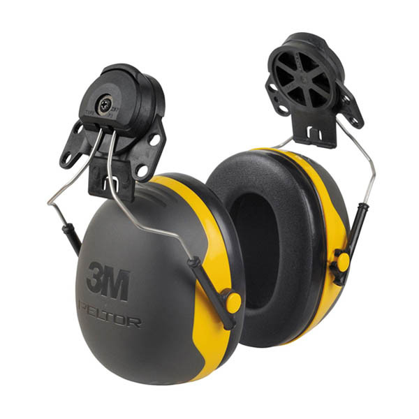 3M Peltor X2P3 gehoorkap zwart/geel met helmbevestiging 31936600 S3M00071 - 1