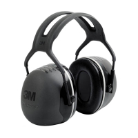 3M Peltor X5A gehoorkap zwart/grijs met hoofdband 31939000 S3M00075