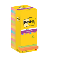 3M Post-It super sticky assorti 76 x 76 mm (16 stuks) 425627