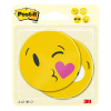 3M Post-it Die-Cut notes EMOJI  geel 70 x 70 mm (2 blokken) BC-2030-EMO-EU 214575