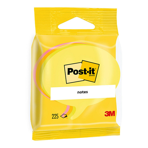 3M Post-it Die-Cut notes kubus tekstballon geel/ultrageel/wit 70 x 70 mm 2007SP 214580 - 1