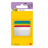 3M Post-it gebogen indextabs strong voor hangmappen (4 x 6 tabs) 686A-1 201370