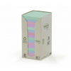 3M Post-it gerecyclede notes toren gekleurd 76 x 76 mm (16 pack) 654-1RPT 201392