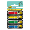 3M Post-it index pijltjes met 4 basiskleuren 11,9 x 43,2 mm (4 x 24 tabs) 684ARR3 201358