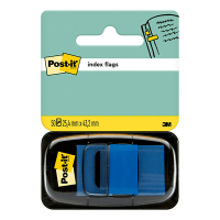 3M Post-it index standaard blauw 25,4 x 43,2 mm (50 tabs) 680BLU 201494