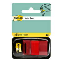 3M Post-it index standaard rood 25,4 x 43,2 mm (50 tabs) 680RED 201484
