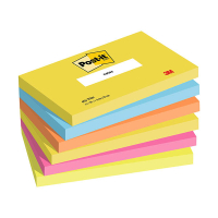 3M Post-it notes Energetic Colours 76  x 127 mm (6 stuks) 425602