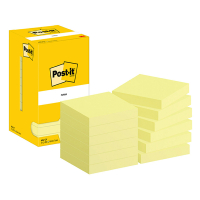3M Post-it notes geel 76 x 76 mm (12 stuks) 654CY 201031