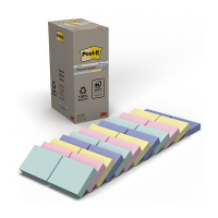 3M Post-it notes gerecycled assorti pastel 38 x 51 mm (24 stuks) 201386