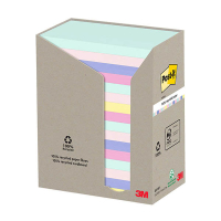 3M Post-it notes gerecycled assorti pastel 76 x 127 mm (16 stuks) 201398