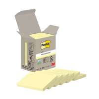 3M Post-it notes gerecycled geel 38 x 51 mm (6 stuks) 201382