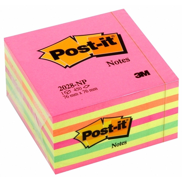 3M Post-it notes kubus neonroze 76 x 76 mm 2028NP 201330 - 1