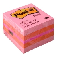 3M Post-it notes mini kubus roze 51 x 51 mm 2051P 201318