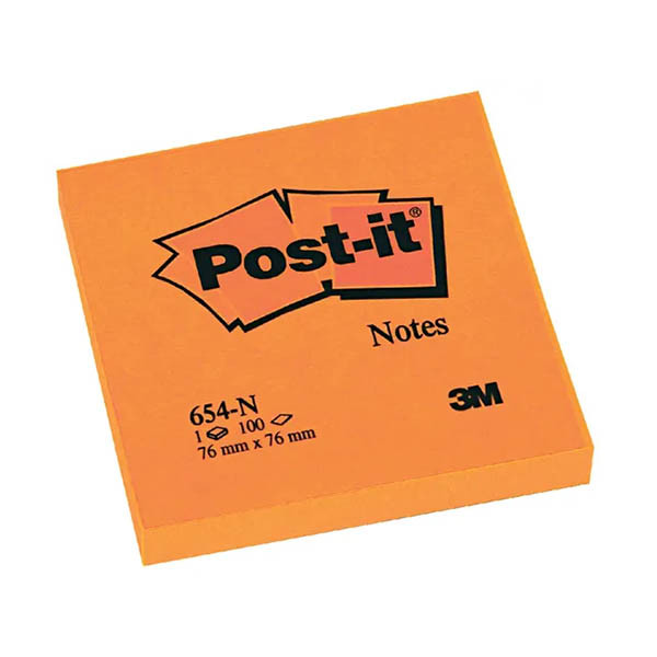 3M Post-it notes neon-oranje 76 x 76 mm 201496 - 1