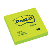 3M Post-it notes neongroen 76 x 76 mm 214537