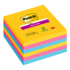 3M Post-it super sticky notes gelijnd Carnival 101 x 101 mm (6 pack)