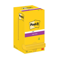 3M Post-it super sticky notes neongeel 76 x 76 mm (12 stuks) 201017