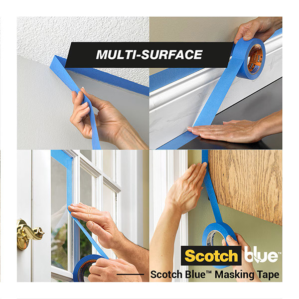 3M ScotchBlue Multi-oppervlak afplaktape 48 mm x 41 m 7100289905 280050 - 3