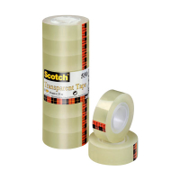 3M Scotch 550 transparante plakband 19 mm x 33 m (8 rollen) 201088