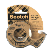 3M Scotch Magic gerecycleerde plakband 19 mm x 20 m + dispenser 201110