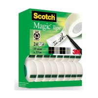 3M Scotch Magic plakband 19 mm x 33 m (24 rollen) 201100