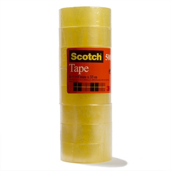 3M Scotch standaard tape 19 mm x 33 m (8 rollen) 201250 3M Scotch standaard tape 19 mm x 33 m (8 rollen) 201250 - 1