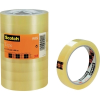 3M Scotch standaard tape 19 mm x 66 m (8 rollen) 201252