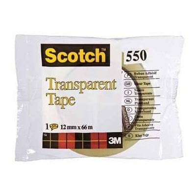 3M Scotch transparante plakband 19 mm x 66 m 5501966 201268 - 1