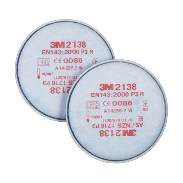 3M stoffilter P3 R Ozon voor de 6000/7000-serie half en volgelaatsmaskers (20 stuks) 49213800 S3M00099 - 1