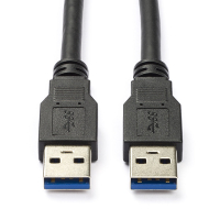 ACT USB-A naar USB-A 3.0 kabel zwart 100% koper (1 meter) K070601027