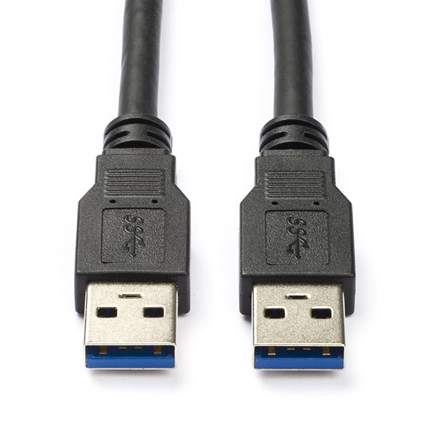 ACT USB-A naar USB-A 3.0 kabel zwart 100% koper (2 meter) K070601028 - 1