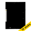 Aanbieding: 10x 123inkt elastomap karton zwart A4