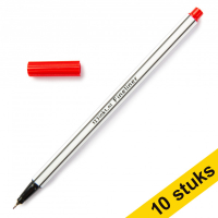 Aanbieding: 10x 123inkt fineliner rood