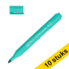Aanbieding: 10x 123inkt flipchart marker groen (1 - 5 mm beitel) 303312 - 1