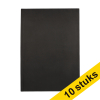 Aanbieding: 10x 123inkt gebonden boek A4 gelinieerd 80 vel zwart 301409 - 1