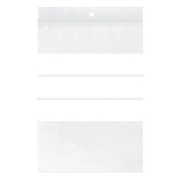 Aanbieding: 10x 123inkt gripzak met schrijfvlak 40 mm x 60 mm (100 stuks) 300762 - 2