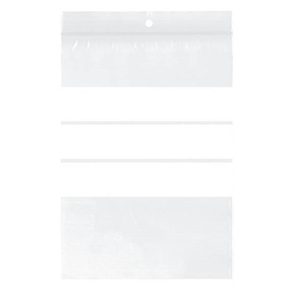 Aanbieding: 10x 123inkt gripzak met schrijfvlak 60 mm x 80 mm (100 stuks) 300763 - 2