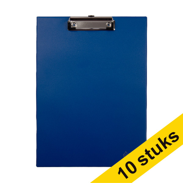 Aanbieding: 10x 123inkt klembord blauw A4 staand  301609 - 1