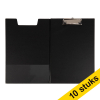 Aanbieding: 10x 123inkt klembord met omslag zwart A4 staand 390650 - 1