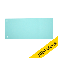 Aanbieding: 10x 123inkt scheidingsstrook 105 x 240 mm blauw (100 stuks) 301771