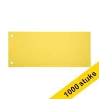 Aanbieding: 10x 123inkt scheidingsstrook 105 x 240 mm geel (100 stuks)