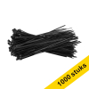 Aanbieding: 10x 123inkt tiewrap 200 x 3,6 mm zwart (100 stuks)