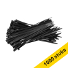 Aanbieding: 10x 123inkt tiewrap 200 x 4,8 mm zwart (100 stuks)