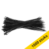 Aanbieding: 10x 123inkt tiewrap 300 x 3,6 mm zwart (100 stuks)